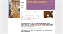 Desktop Screenshot of georgiawholesalekitchenandbath.com