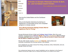 Tablet Screenshot of georgiawholesalekitchenandbath.com